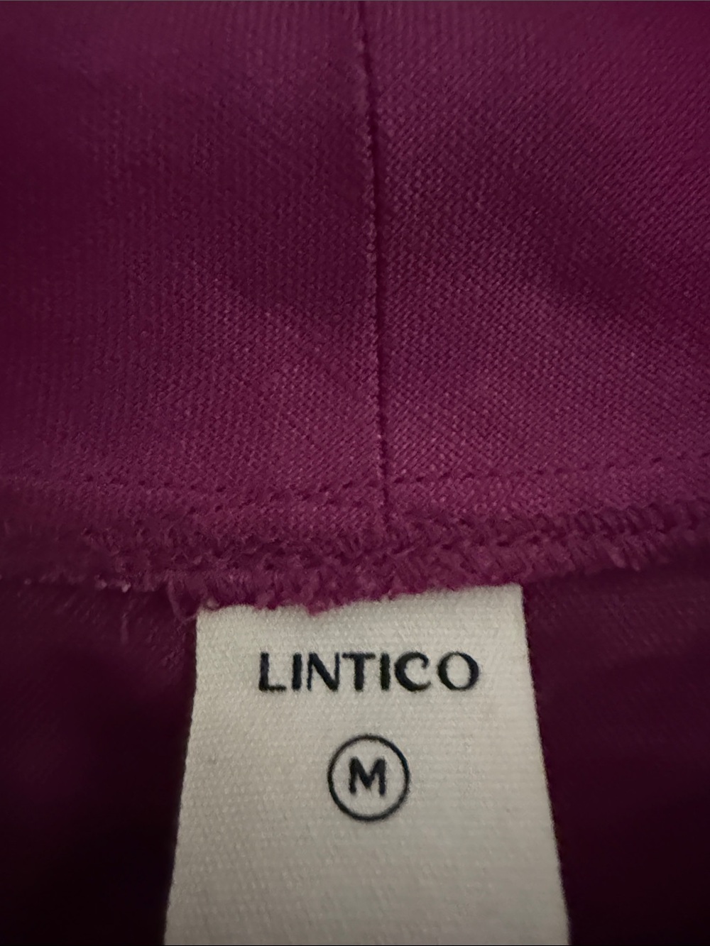 Lintico Vibrant Magenta Boatneck Long Sleeve Top - Picture 2 of 5